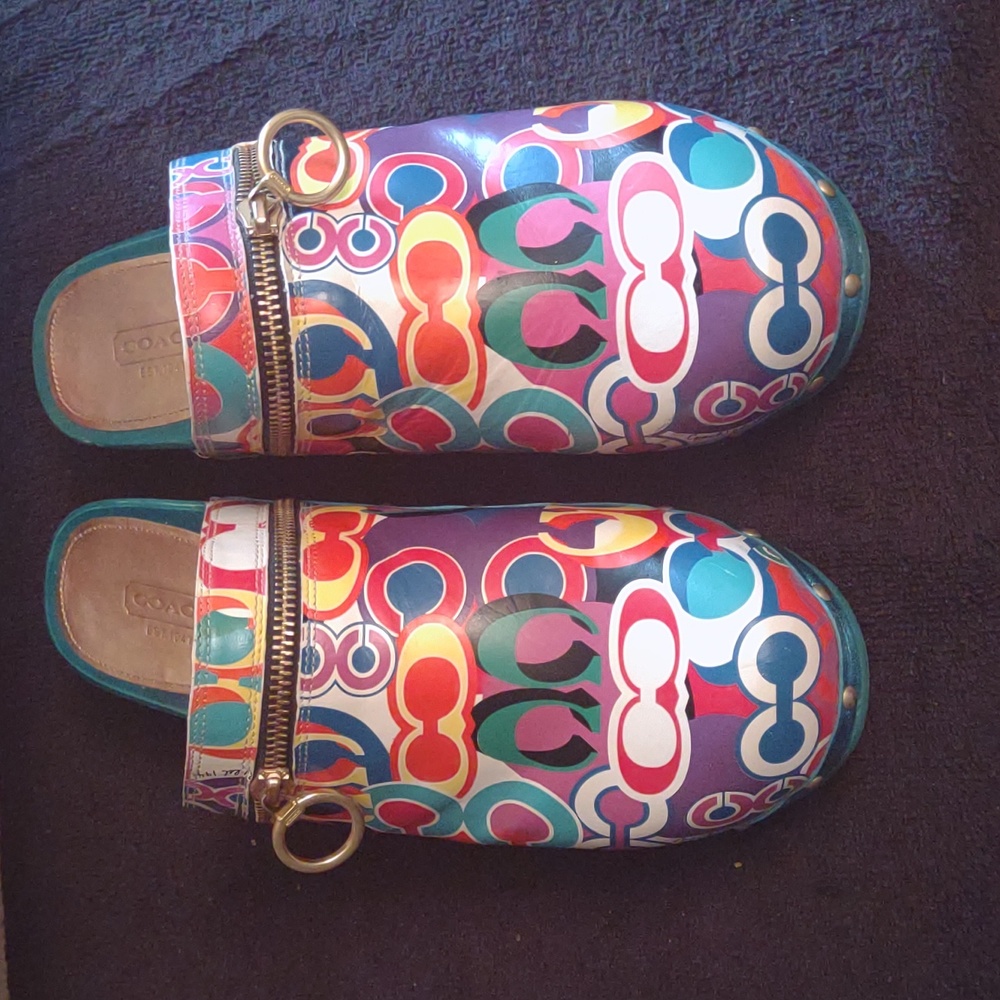 Coach Poppy Bag/ Coach Jessi Clogs Bundle - Picture 4 of 13